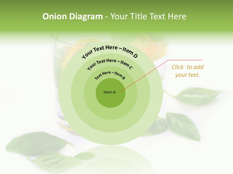 Refreshment Lime Fruit PowerPoint Template