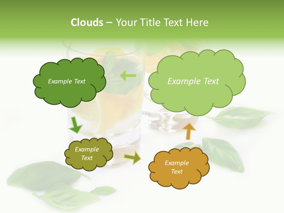 Refreshment Lime Fruit PowerPoint Template