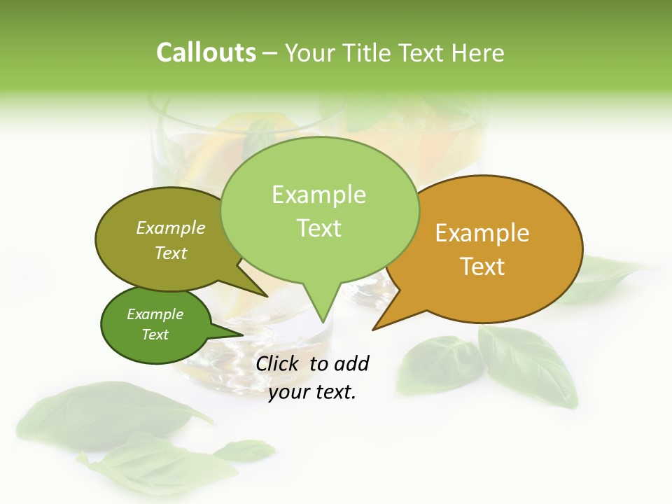 Refreshment Lime Fruit PowerPoint Template