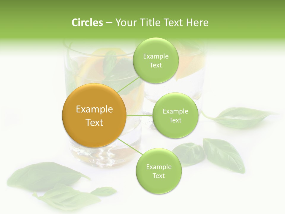 Refreshment Lime Fruit PowerPoint Template