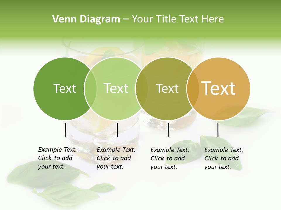 Refreshment Lime Fruit PowerPoint Template