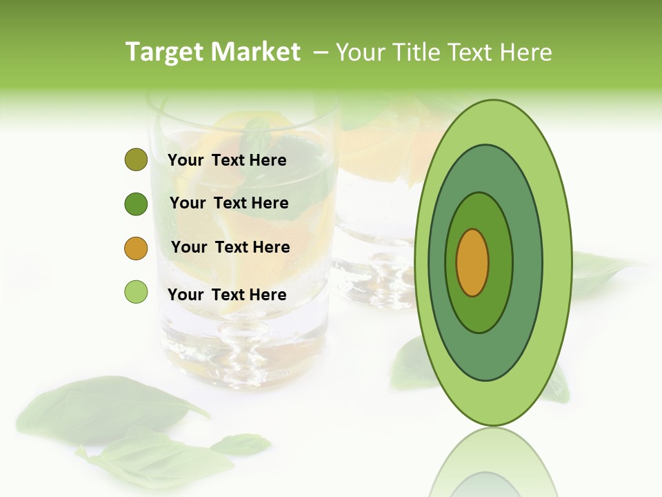 Refreshment Lime Fruit PowerPoint Template