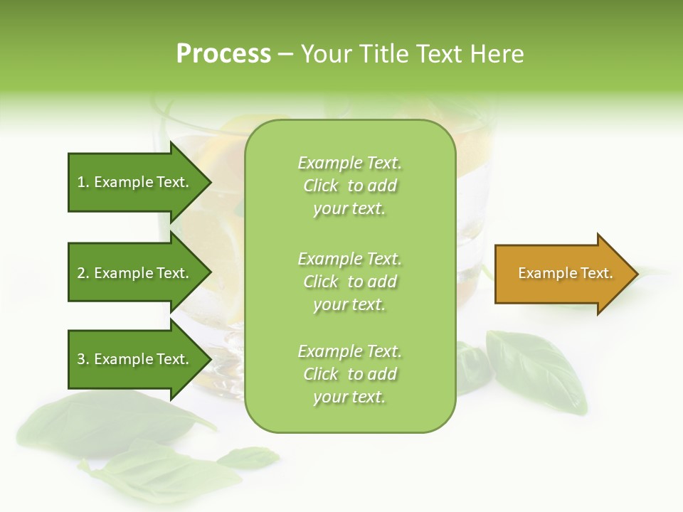 Refreshment Lime Fruit PowerPoint Template