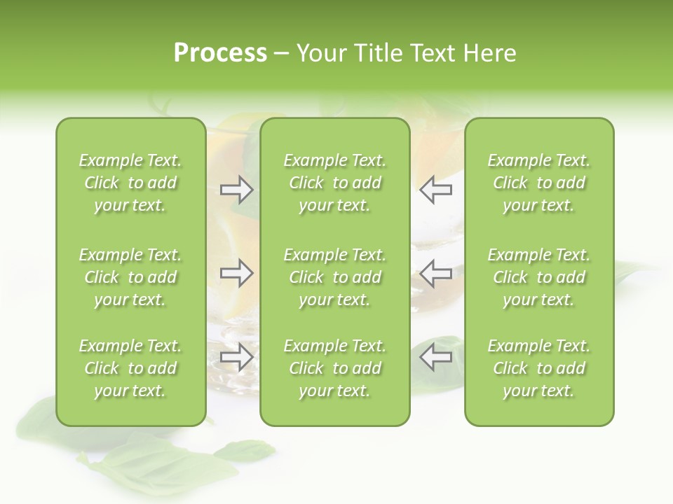 Refreshment Lime Fruit PowerPoint Template