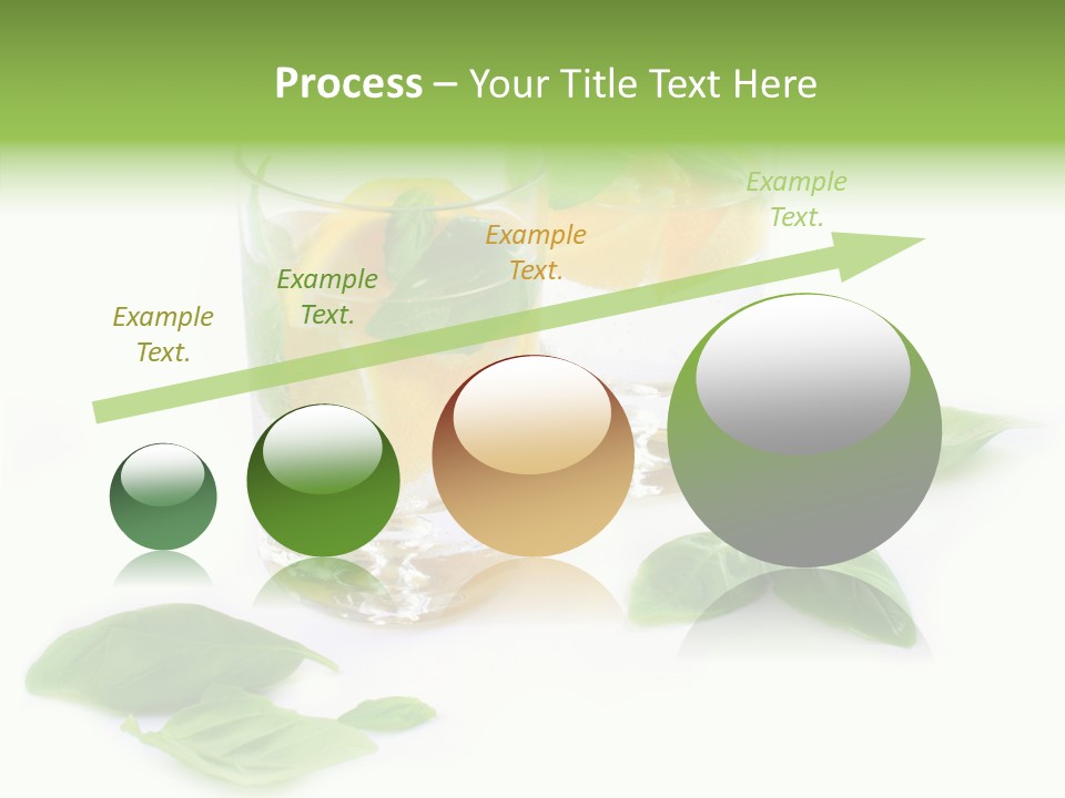 Refreshment Lime Fruit PowerPoint Template
