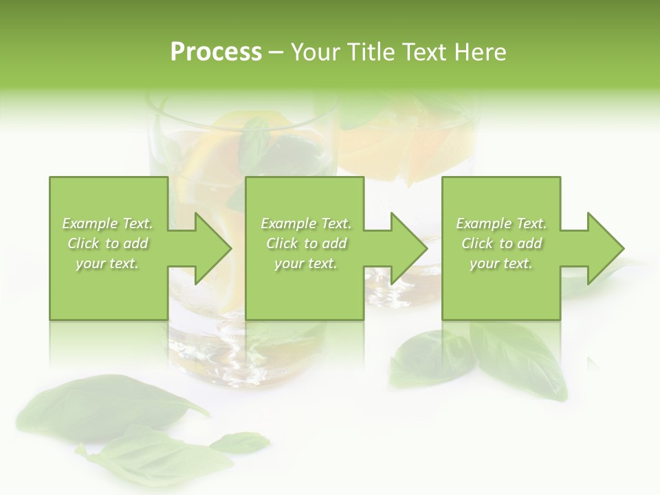Refreshment Lime Fruit PowerPoint Template