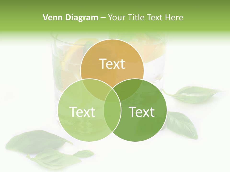 Refreshment Lime Fruit PowerPoint Template
