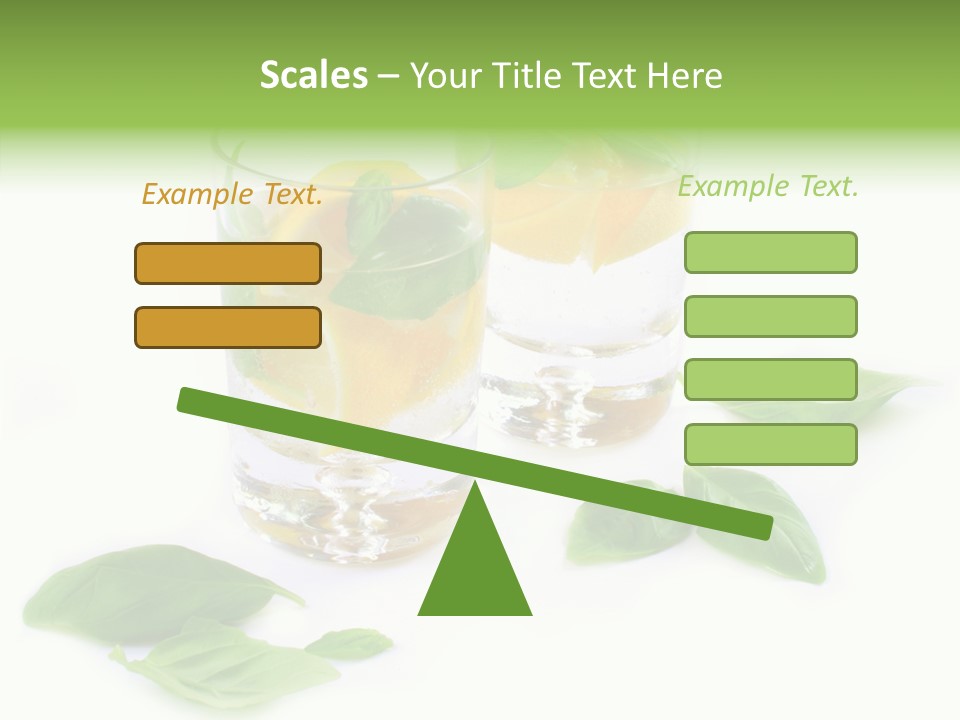 Refreshment Lime Fruit PowerPoint Template