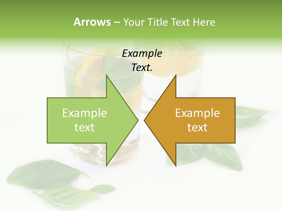 Refreshment Lime Fruit PowerPoint Template