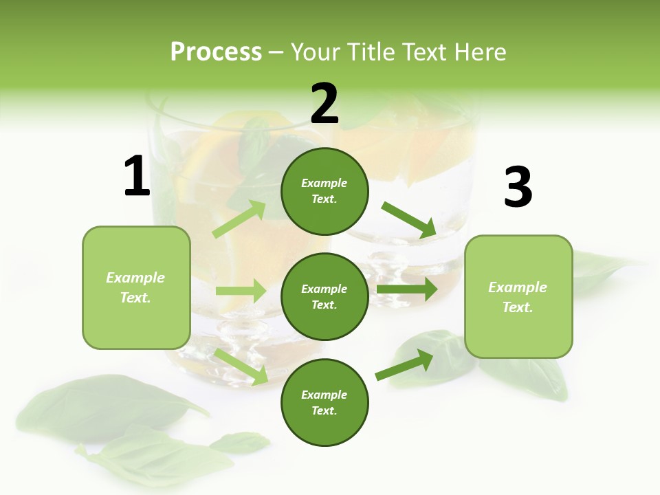 Refreshment Lime Fruit PowerPoint Template