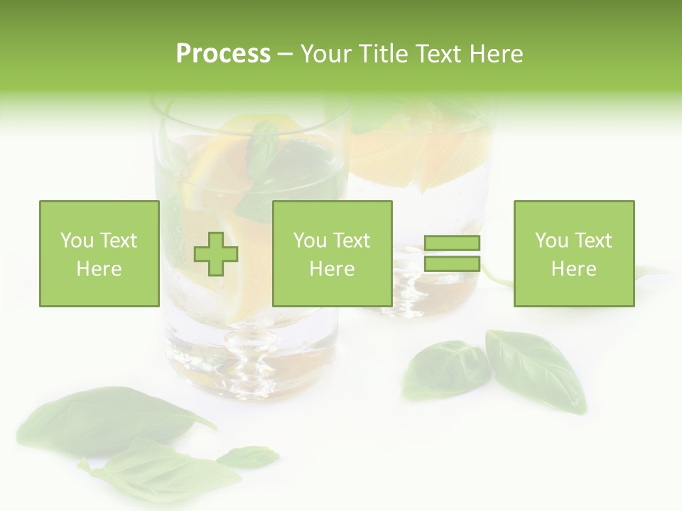 Refreshment Lime Fruit PowerPoint Template