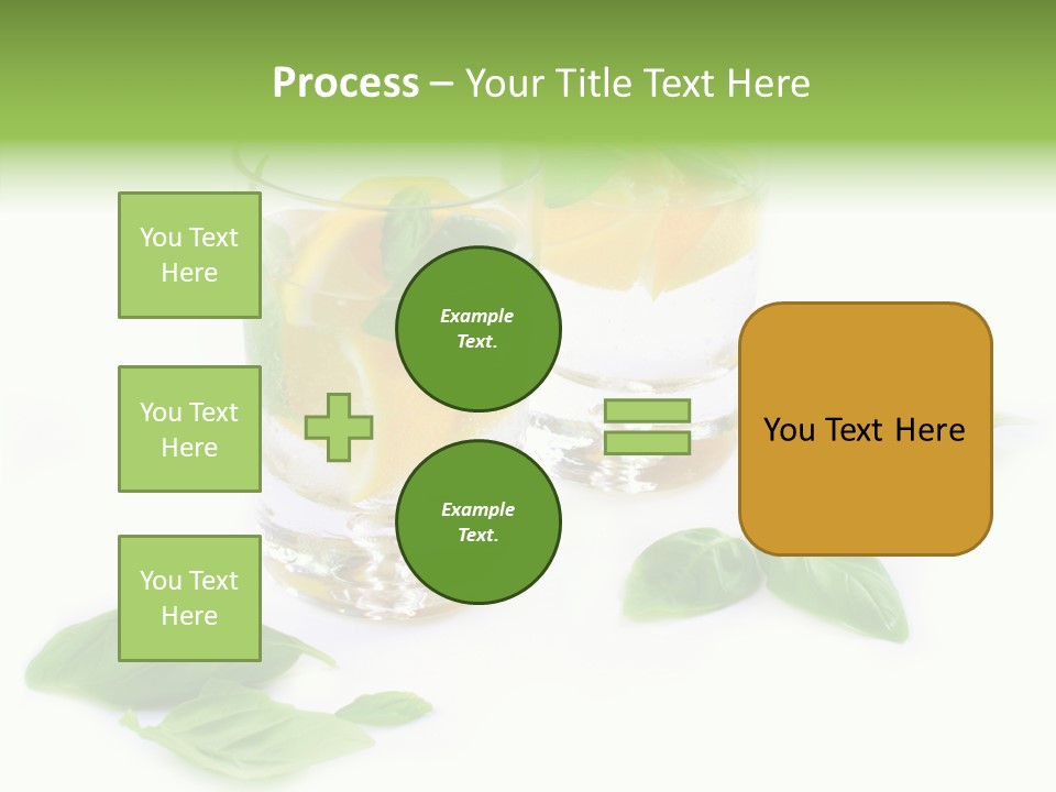 Refreshment Lime Fruit PowerPoint Template