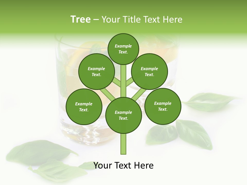 Refreshment Lime Fruit PowerPoint Template