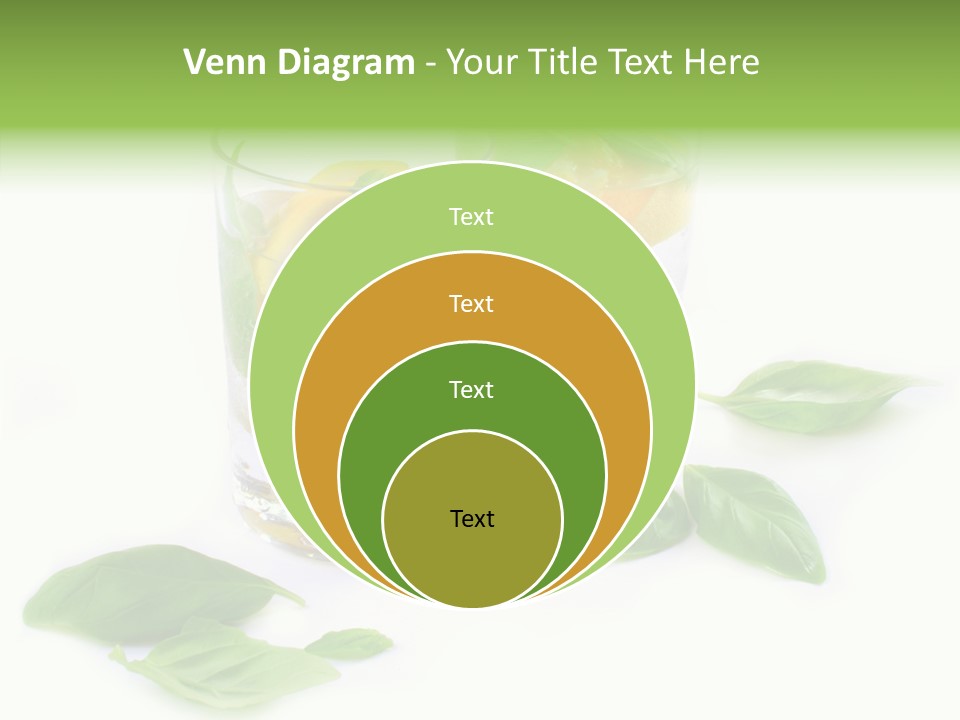 Refreshment Lime Fruit PowerPoint Template