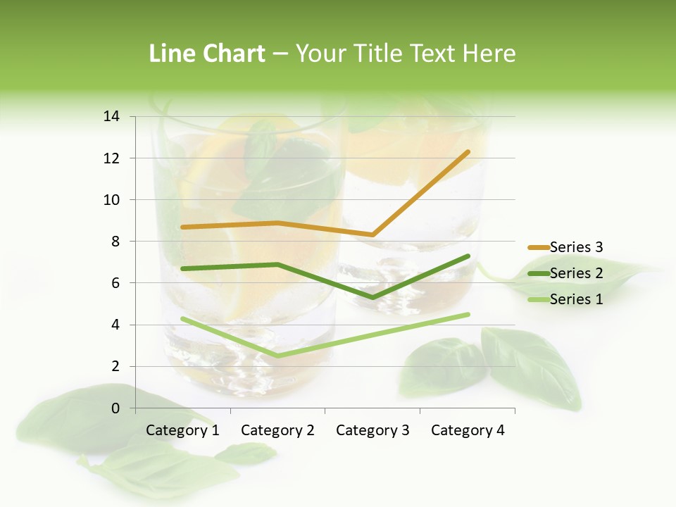Refreshment Lime Fruit PowerPoint Template