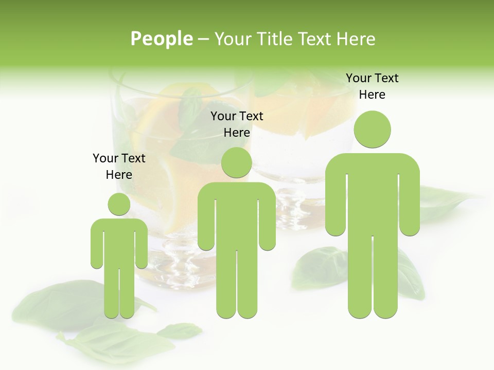 Refreshment Lime Fruit PowerPoint Template