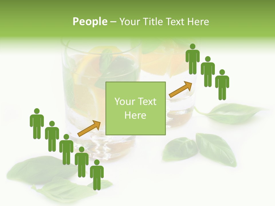 Refreshment Lime Fruit PowerPoint Template