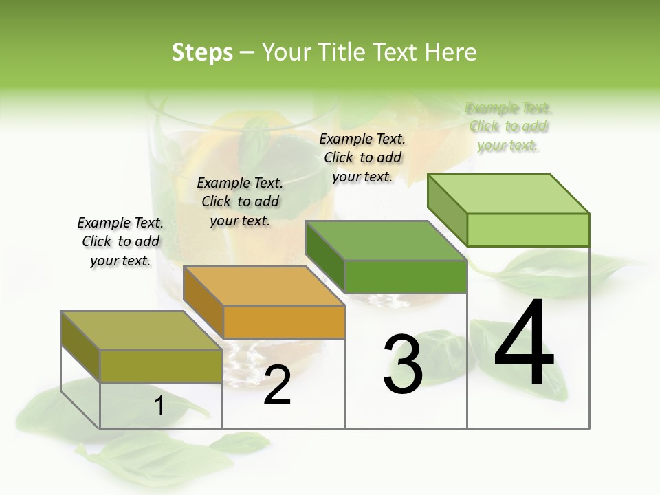 Refreshment Lime Fruit PowerPoint Template