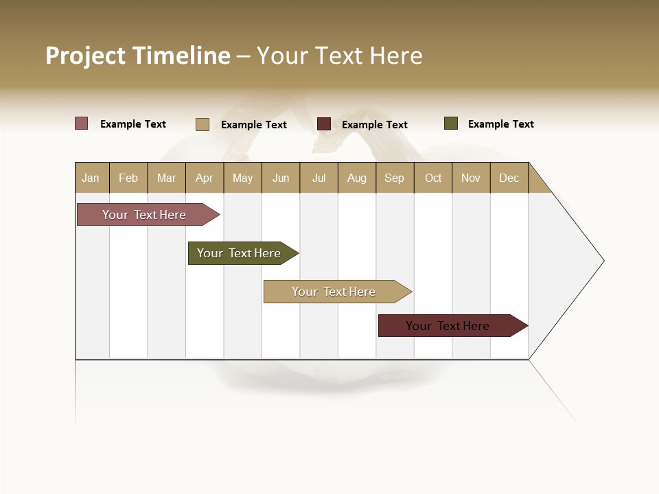 A Group Of Garlic On A White Background PowerPoint Template