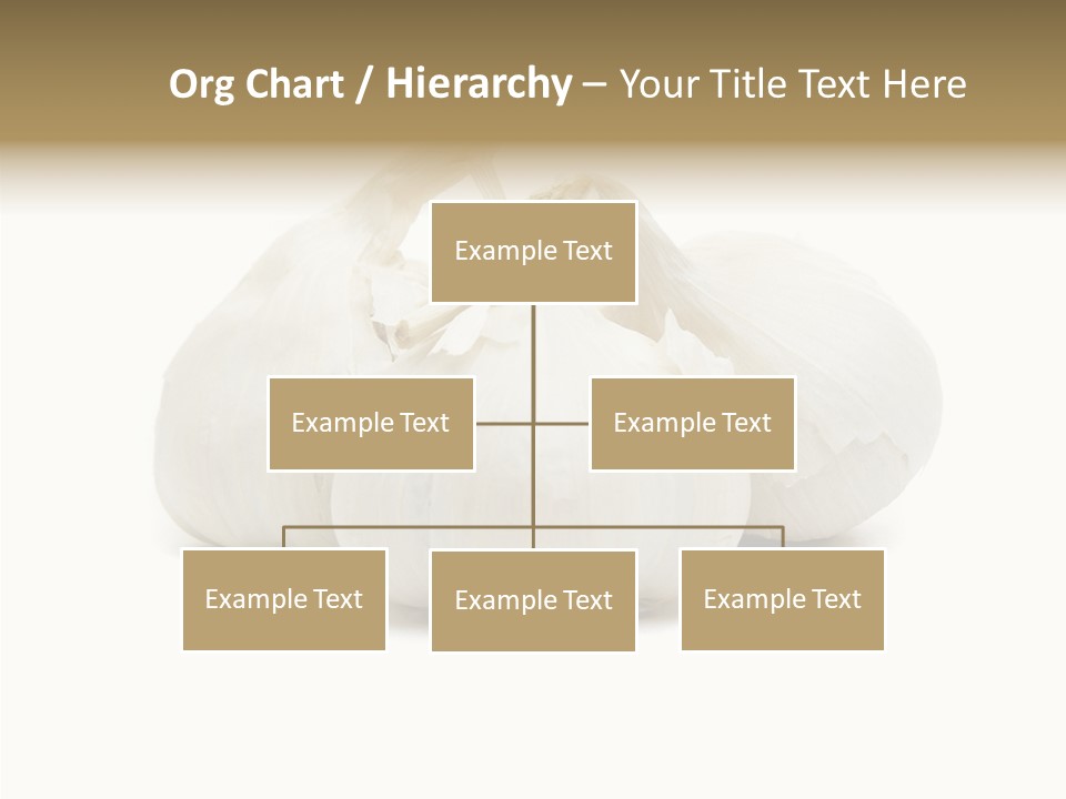 A Group Of Garlic On A White Background PowerPoint Template