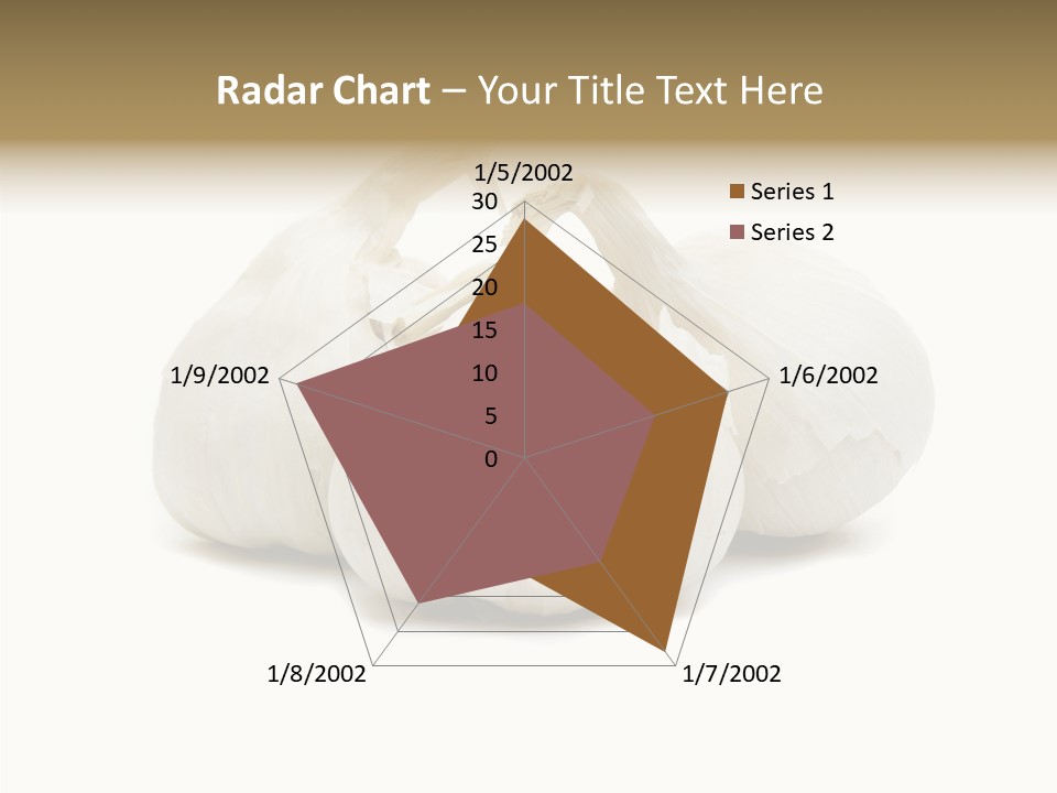 A Group Of Garlic On A White Background PowerPoint Template