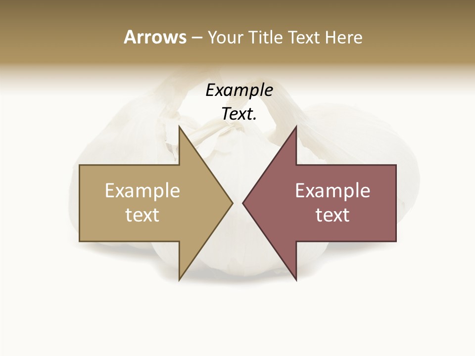 A Group Of Garlic On A White Background PowerPoint Template