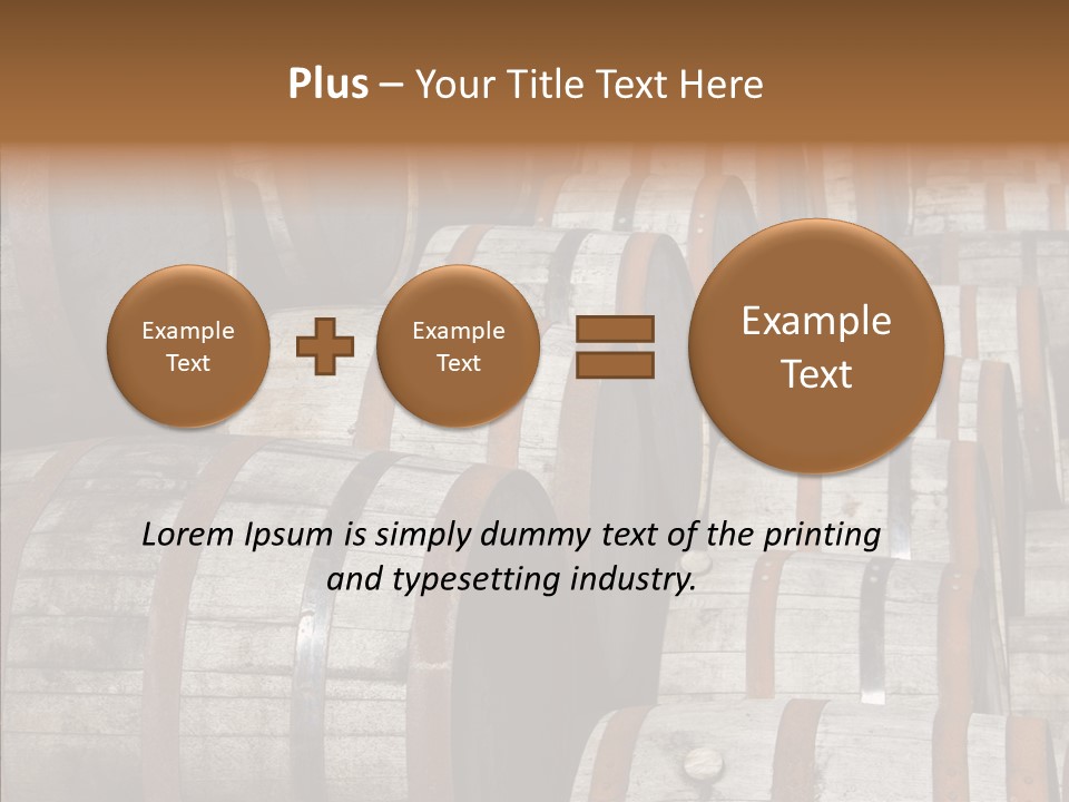 Massive Alcohol Drink PowerPoint Template