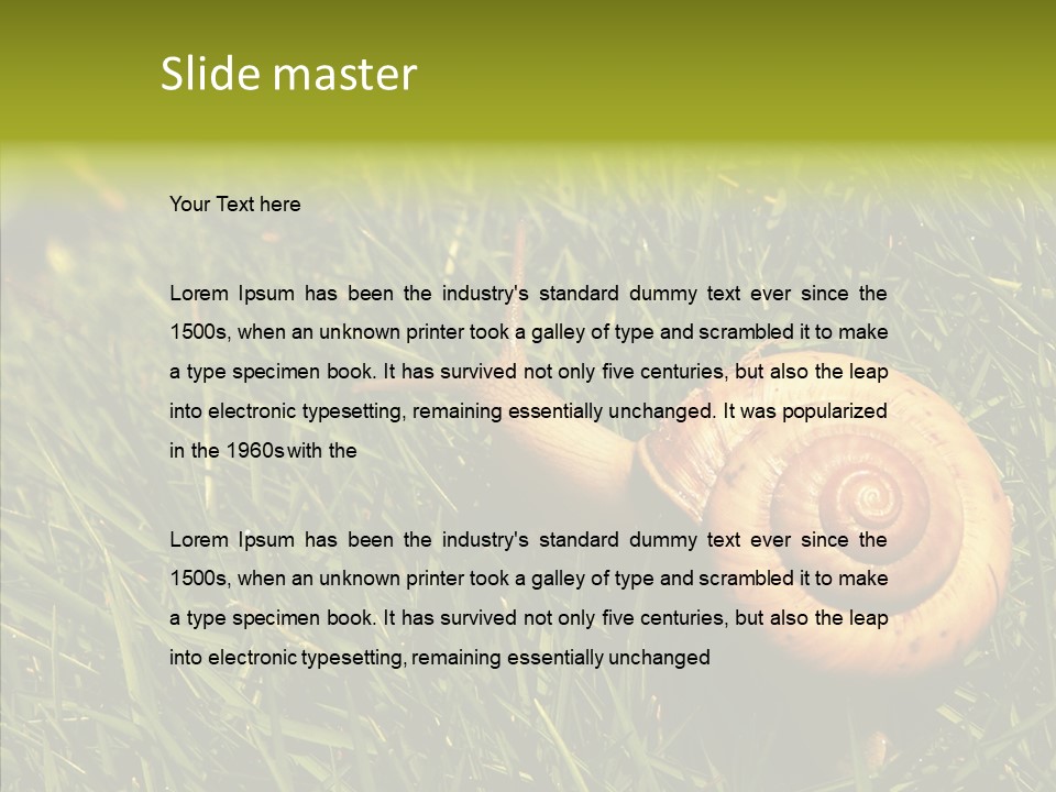 Decelerate Slowly Move PowerPoint Template