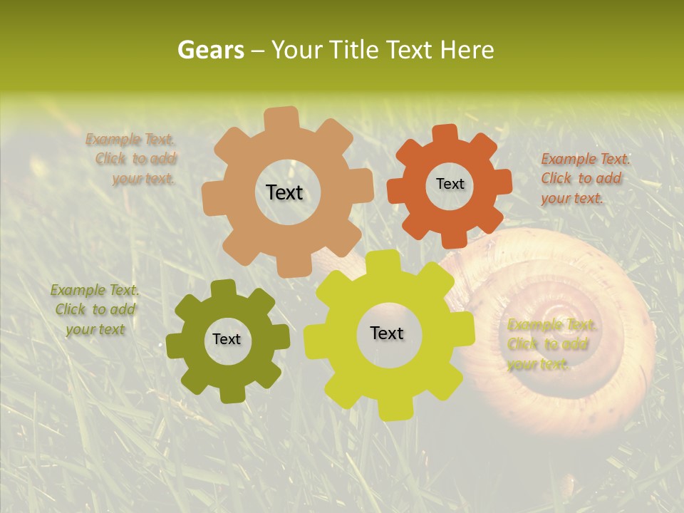 Decelerate Slowly Move PowerPoint Template