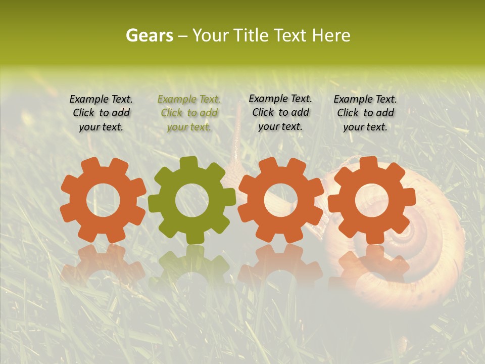 Decelerate Slowly Move PowerPoint Template