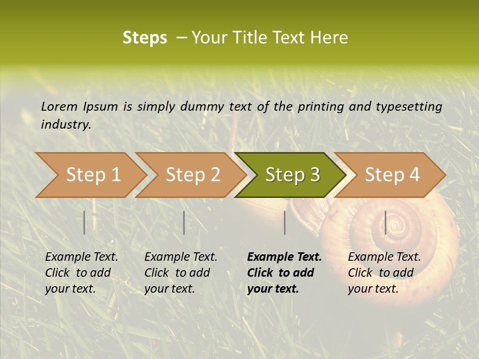 Decelerate Slowly Move PowerPoint Template