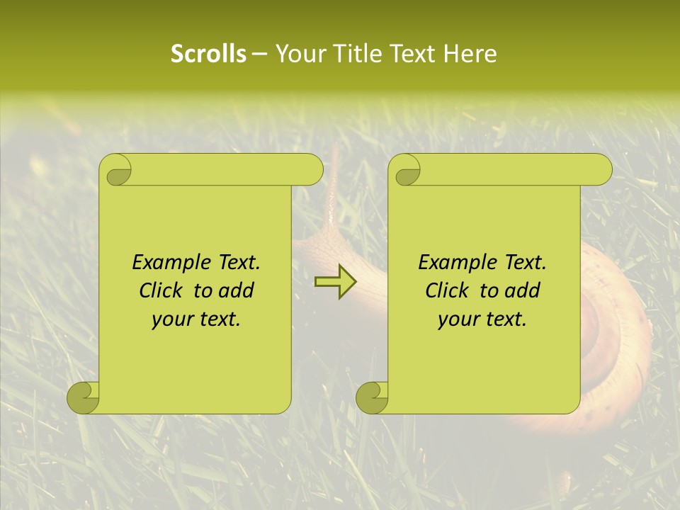 Decelerate Slowly Move PowerPoint Template