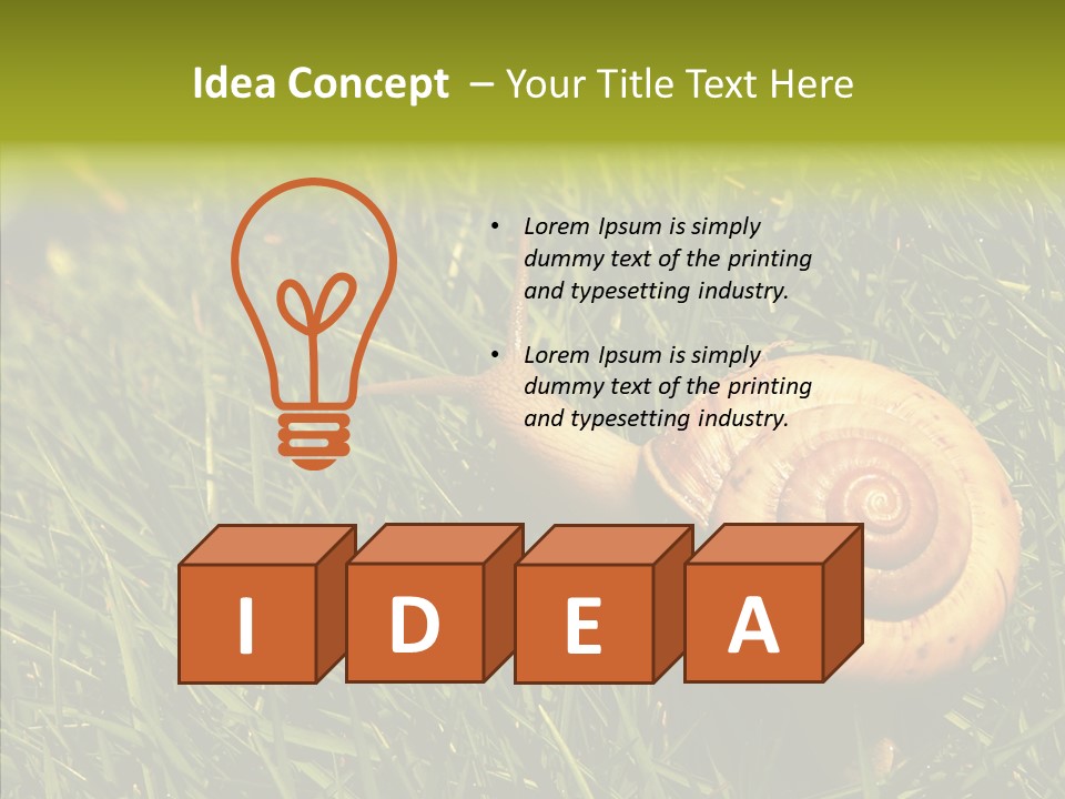 Decelerate Slowly Move PowerPoint Template