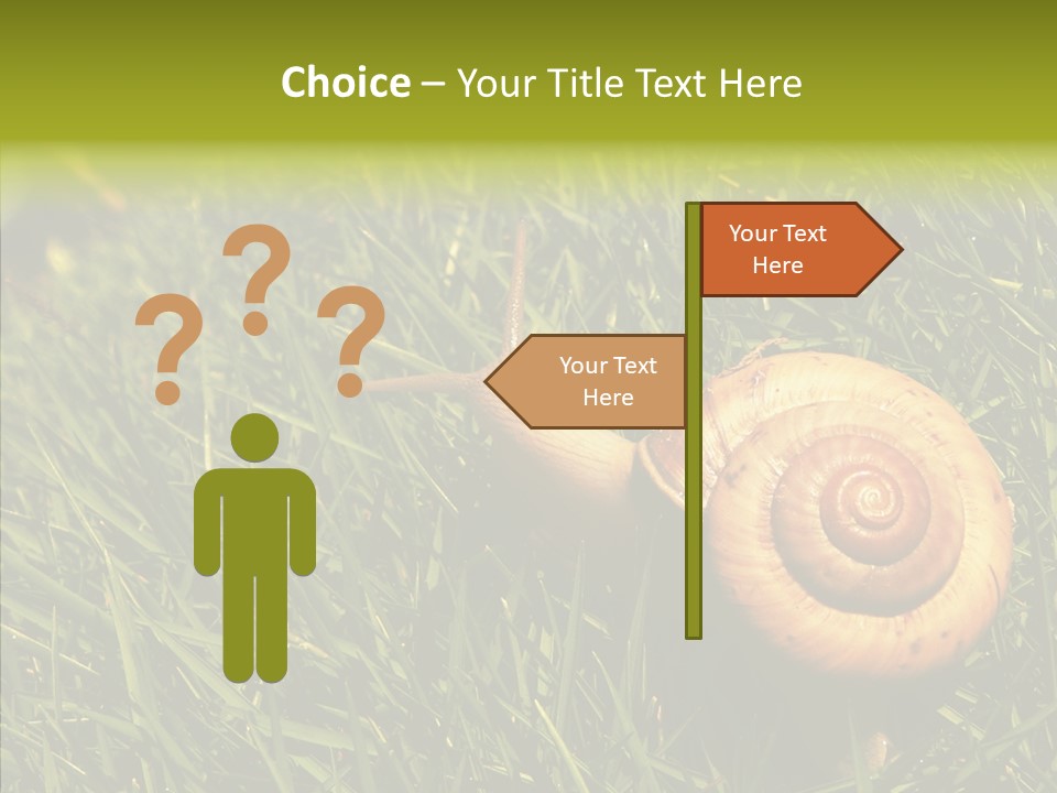 Decelerate Slowly Move PowerPoint Template