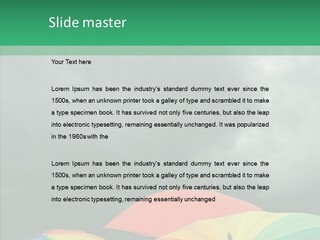 Square Forecast Rainy PowerPoint Template