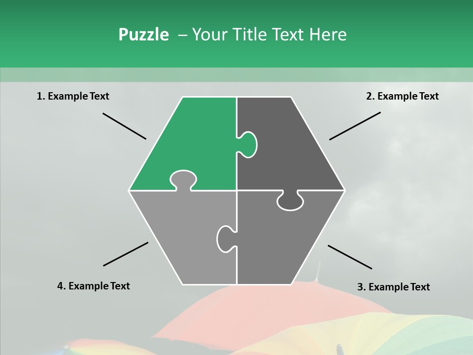 Square Forecast Rainy PowerPoint Template