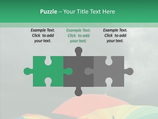 Square Forecast Rainy PowerPoint Template