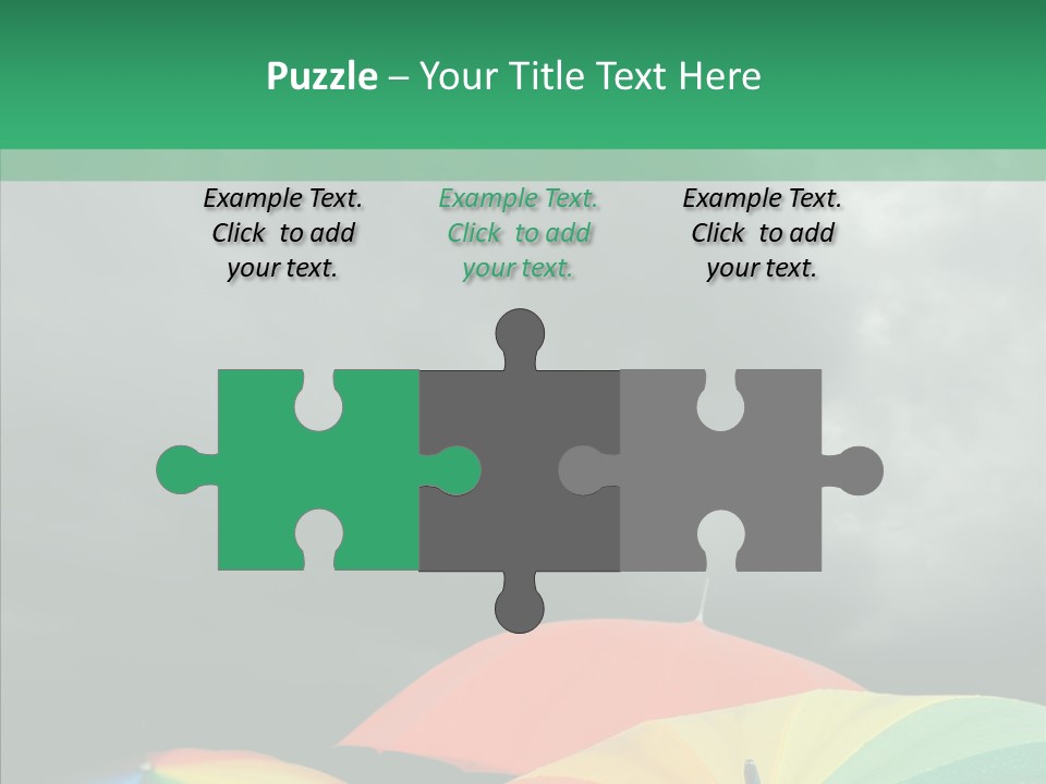 Square Forecast Rainy PowerPoint Template