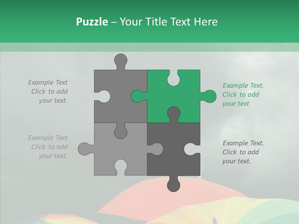 Square Forecast Rainy PowerPoint Template