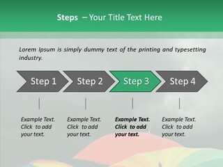 Square Forecast Rainy PowerPoint Template