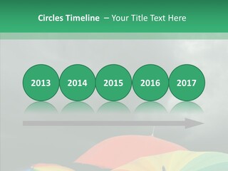 Square Forecast Rainy PowerPoint Template