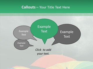 Square Forecast Rainy PowerPoint Template