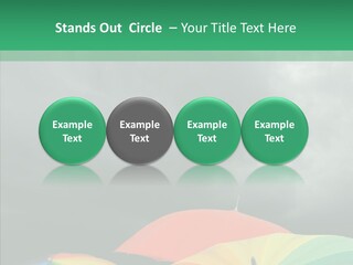 Square Forecast Rainy PowerPoint Template