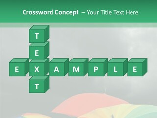 Square Forecast Rainy PowerPoint Template