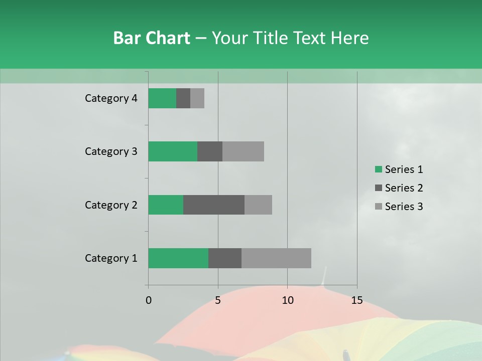 Square Forecast Rainy PowerPoint Template