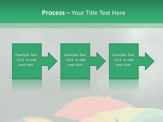 Square Forecast Rainy PowerPoint Template