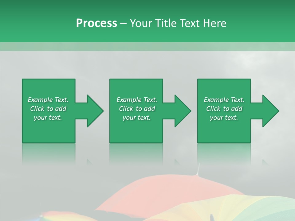 Square Forecast Rainy PowerPoint Template