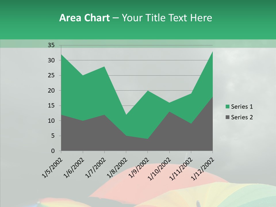 Square Forecast Rainy PowerPoint Template