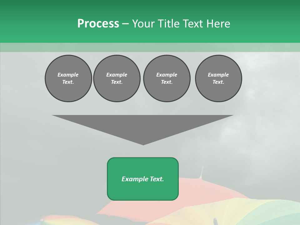 Square Forecast Rainy PowerPoint Template
