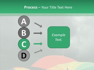 Square Forecast Rainy PowerPoint Template